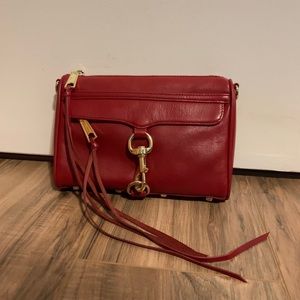 Rebecca Minkoff Mini Mac Crossbody Bag in Red